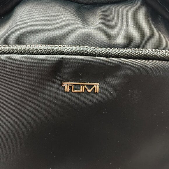👑POSH NWT Tumi Voyageur Backpack Women's Black Tactical Nylon Commuter Bag - Picture 4 of 8